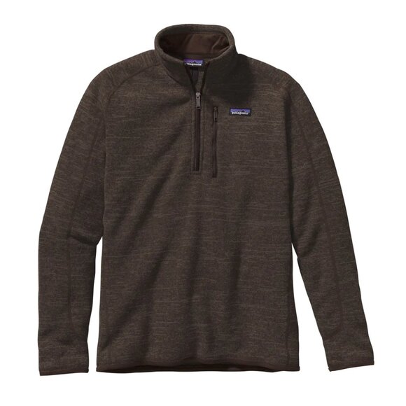 Patagonia Men’s 1/4 Quarter Zip Better Sweater in Dark Walnut Size Medium - Picture 1 of 10
